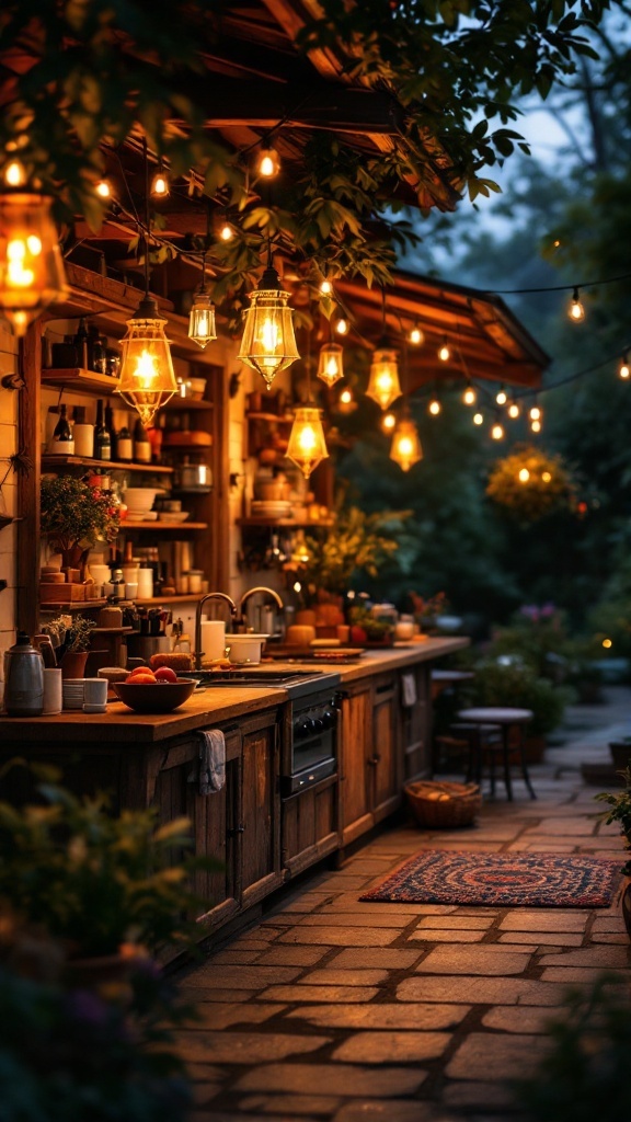 11+ Stunning Modern Rustic Outdoor Kitchens to Inspire Your Space